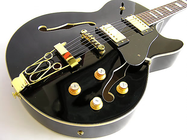 Kona hollow body electric guitar top