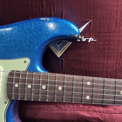 Fender '61 Relic Custom Shop Stratocaster Dealer Special Order 2023 - Blue Sparkle image 2