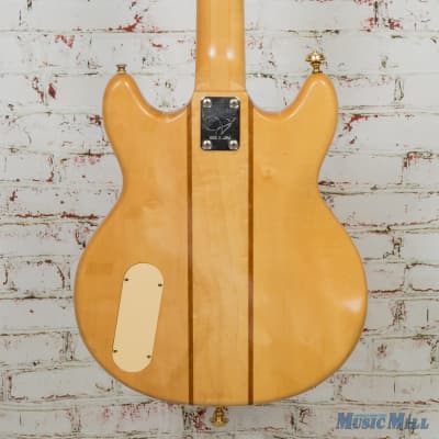 80's Vantage MIJ "The Witch" Electric Bass Natural (USED) image 7