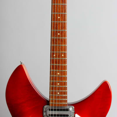 Rickenbacker Model 335 Semi-Hollow Body Electric Guitar (1966), ser. #FI-3126, original silver tolex hard shell case. image 8