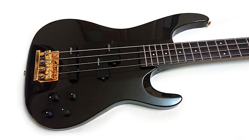 ARIA PRO II 'Magna MAB-650' Active Bass 1990 MIK - Alder Body Green Black  Metallic