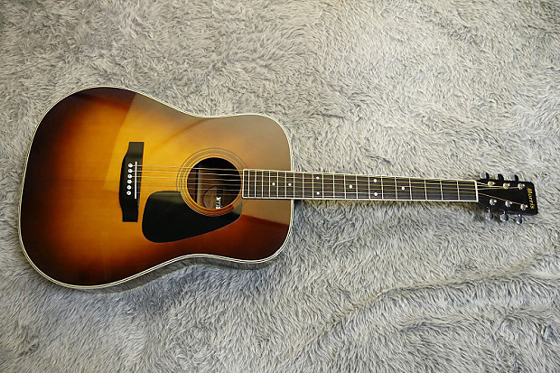 80s made Japan Vintage MORRIS Acoustic Guitar MD-505