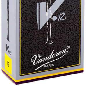 Vandoren CR195 V12 Bb Clarinet Reeds - Strength 5 (Box of 10)