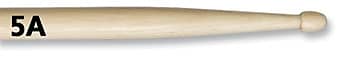 Vic Firth 5A Hickory Drumsticks - Wood Tip image 1