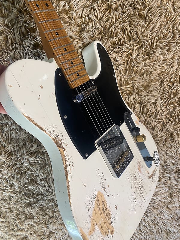 MJT Tele 2020 Olympic white relic | Reverb