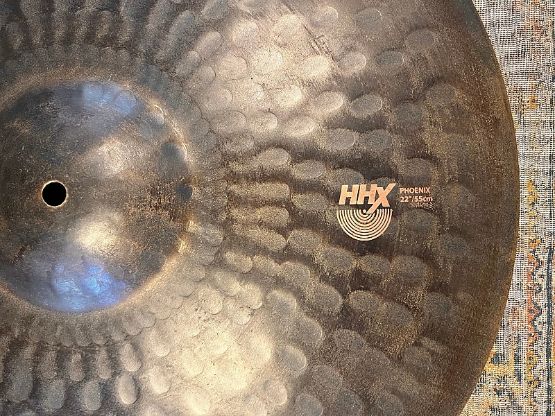 VIDEO! ULTRA DRY DARK Sabian Hand Hammered HHX PHOENIX Ride 22” 2436 CLEAN