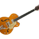 Gretsch G6120T-59 Vintage Select Chet Atkins w/Bigsby Hollowbody Electric Guitar - Ebony/Vintage Orange Stain - 2401353822