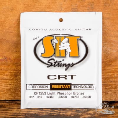 S.I.T. CRT Coated Phosphor Bronze Acoustic Guitar Strings - Medium 13-56 image 2