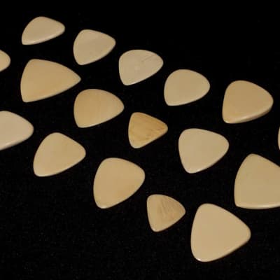 18 pcs. unique Woolly Mammoth Ivory Guitar Picks image 25