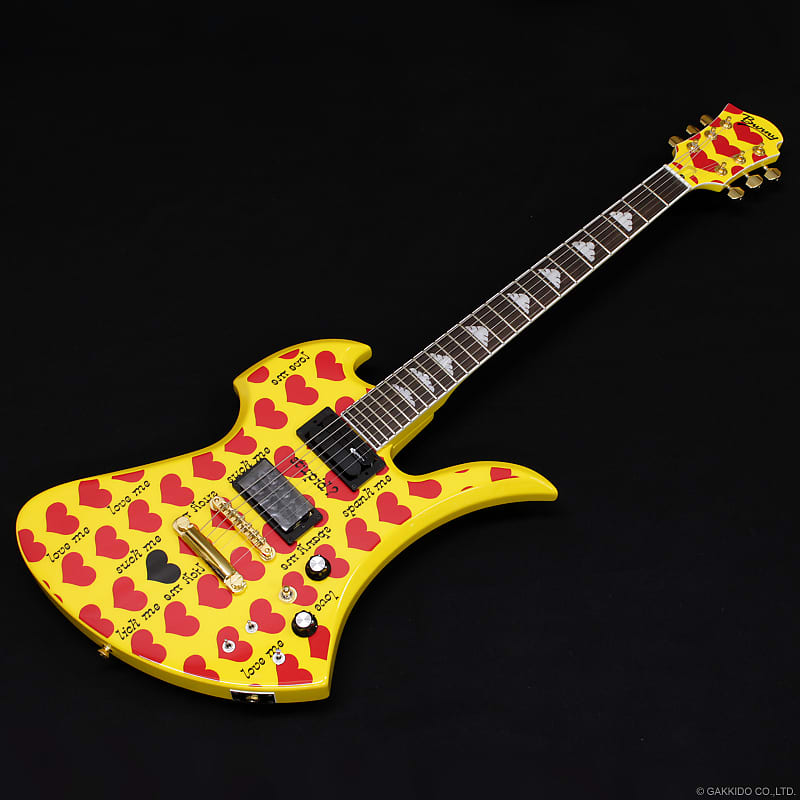 Burny MG-165S HY Yellow Heart, hide Signature Model, Made in Japan, 2022  Brand New