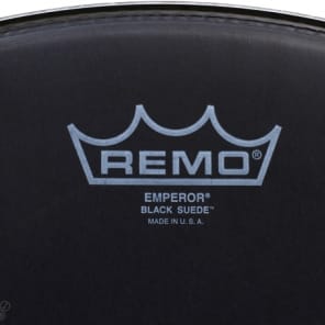 Remo Emperor Black Suede Drumhead - 18 inch image 2