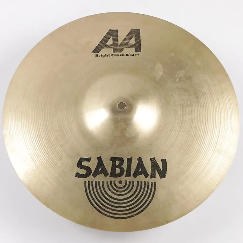 Sabian 16" AA Bright Crash Cymbal 2009 - 2010 image 1