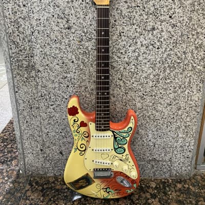 1997 Fender Custom Shop Jimi Hendrix Monterey Pop Signature Stratocaster Guitar,Rare! image 3