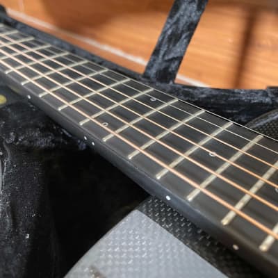 Enya Carbon Fiber Acoustic Electric Guitar X4 Pro Mini with Hard Case image 9