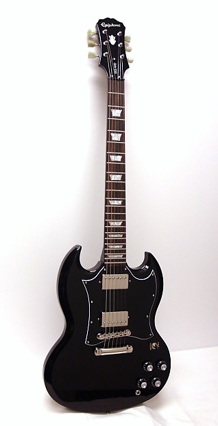 Epiphone SG PRO ブラック Epiphone SG Standard Pro Electric Guitar - Ebony | Long