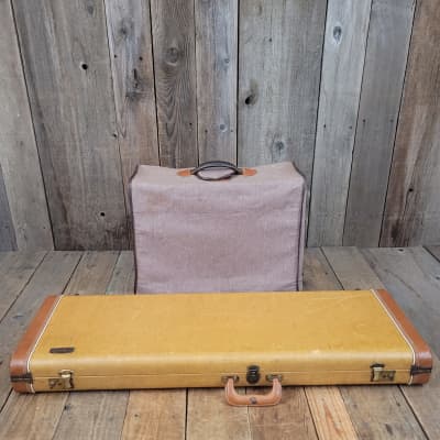 Fender Stratocaster Sunburst and Tweed Vibrolux 5F11 Amplifier One Owner Vintage 1957 image 13