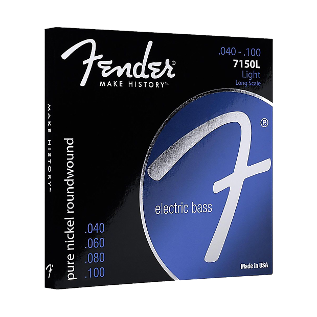 Fender 7150L Pure Nickel Bass Strings Light Reverb
