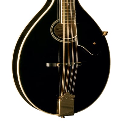Washburn Americana M1SD Solid European Spruce / Maple A-Style Mandolin Black image 1