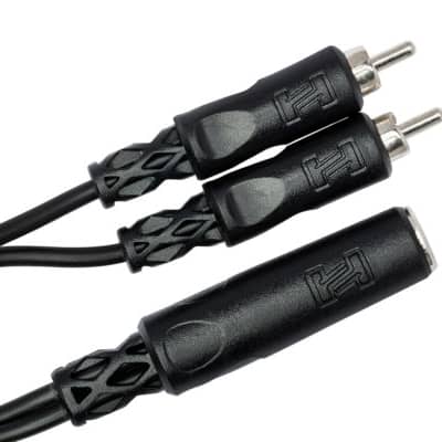 Hosa YPR-131 Y Cable 1/4" TSF to Dual RCA image 3