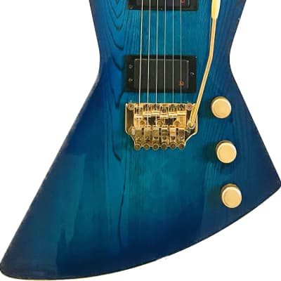 Quest By Vantage ATAK A-6TK MK II Destroyer Explorer Ash Body 1984 - Trans Blue Burst for sale