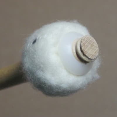 ONE pair "new" old stock (felt heads have fuziness) Regal Tip 602SG (GOODMAN # 2) TIMPANI MALLETS, STACCATO - small hard inner core covered with two layers of felt -- rock hard maple handles (shaft), includes packaging image 10