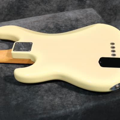 1996 Fender American Deluxe Precision Bass - See-Through Blonde - OHSC image 12