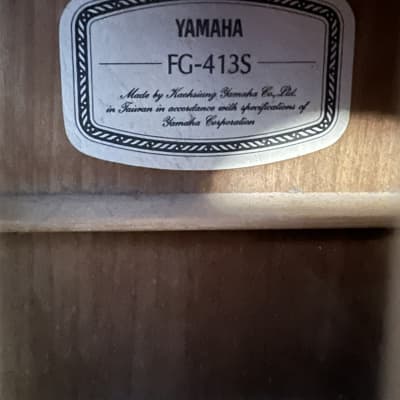 Yamaha FG-413S Mid 00s - Natural image 16