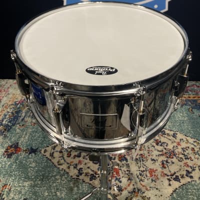 Pearl New Out of Box, 14x6.5" S-614D Steel Shell Snare Drum (#7) 1990s - Chrome image 3