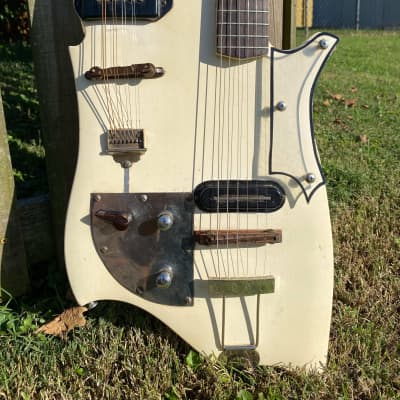 * UPDATE photos found * Vintage Custom Double Neck Mandolin/Guitar The Stonemans and Cousin Wilbur image 16