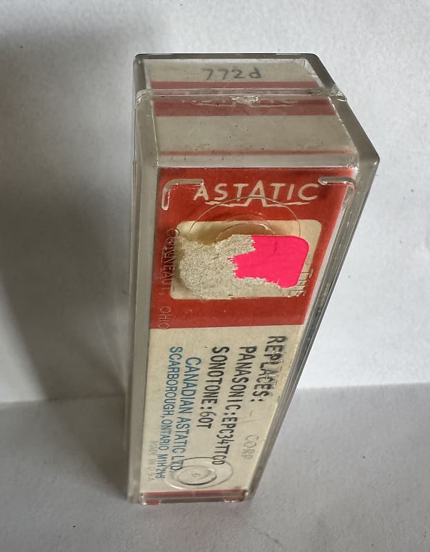 Astatic Original  772d Cartridge for Panasonic : EPC34TTCD OR SONOTONE: 60T  			