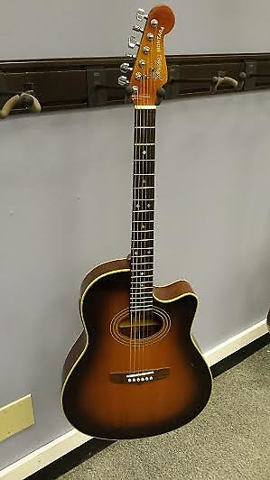 1990 Fender Korea Montara Electric Acoustic Guitar (Flamed