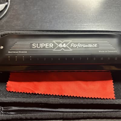 Hohner Super 64x Performance Chromatic Harmonica Hohner Super 64x 2023 - Black image 3