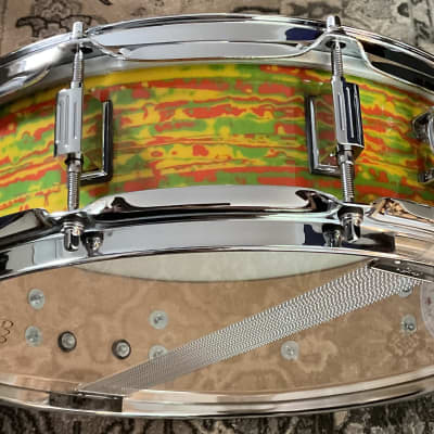 Ludwig 4x14” Classic Maple Custom Snare Drum Citrus Mod | Reverb