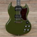 Gibson USA SG Standard Olive Drab w/Tortoise Pickguard & T-Type Pickups (CME Exclusive) (Serial #212310000)