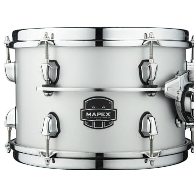 Mapex Saturn Evolution 8x7" Iridium Silver Lacquer w/Chrome Hardware Drum Rack Tom Tom Maple-Walnut | NEW | WorldShip | Authorized Dealer image 1