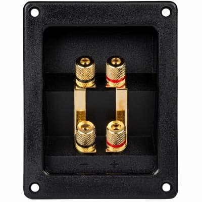 Dayton Audio - Bi-Amp Speaker Terminal Gold Binding Post