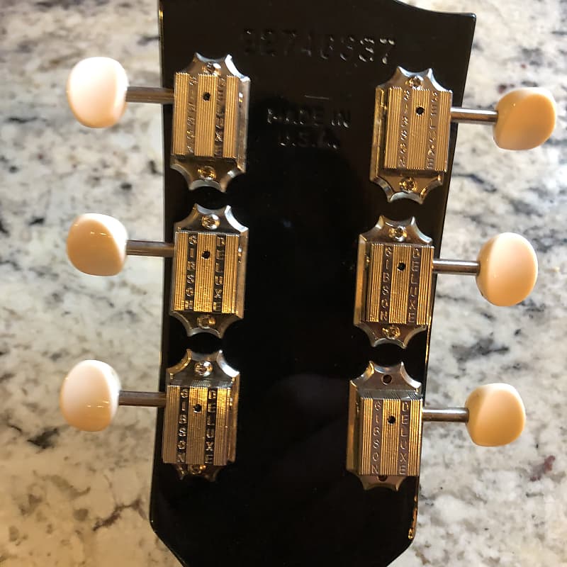 Gibson Deluxe White Button Tuners Vintage Nickel | American