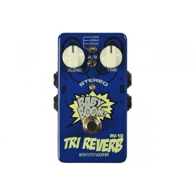 NEW BIYANG RV-10 Tri-Reverb Stereo Reverb Pedal for sale