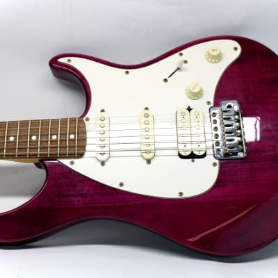 Peavey Raptor Plus HSS Electric Guitar Purple w/ White Pick Guard image 5