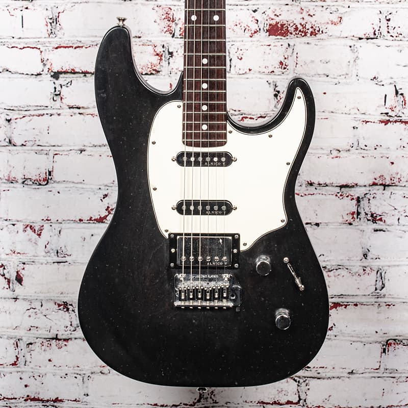 Godin Session HSS Electric Guitar, Black x2142 (USED) image 1