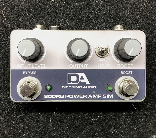 Used Dicosimo Audio 800RB Power Amp Sim pedal "GK Rails" Reverb