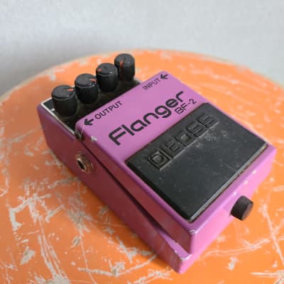 Boss BF-2 Flanger 1980-1984 (Black Label) Made In Japan | Reverb