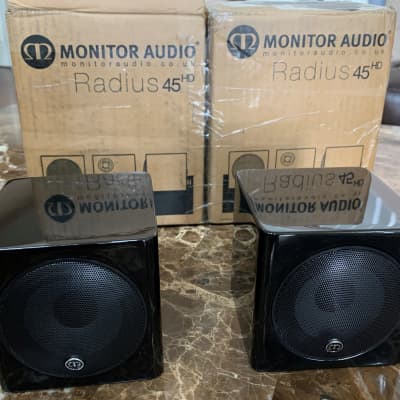 Monitor Audio Radius 45 HD small bookshelf speakers - Mint! | Reverb