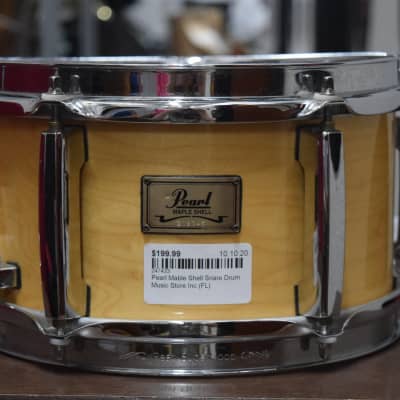 Barton Drum Co. Maple 6.5x14 Snare Drum Ginger Sparkle USED | Reverb