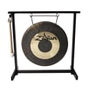 Zildjian 12 in Table-Top Traditional Gong w/ Stand & Mallet