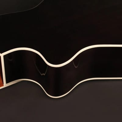 Cort GAQFTBB Grand Regal Acoustic Electric Cutaway Guitar. Trans Black Burst image 4