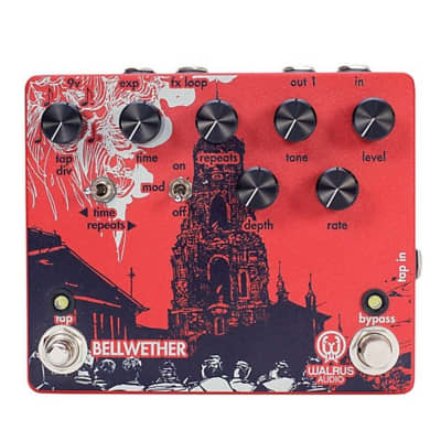 Walrus Audio Bellwether Analog Delay with Tap Tempo Guitar Effects Pedal image 1