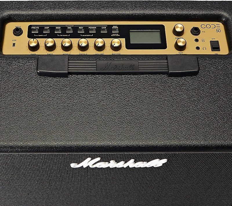 Amplificador Marshall Code 50 en combo digital de 50- 50 V, de 1 x 12  pulgadas – VastaGo
