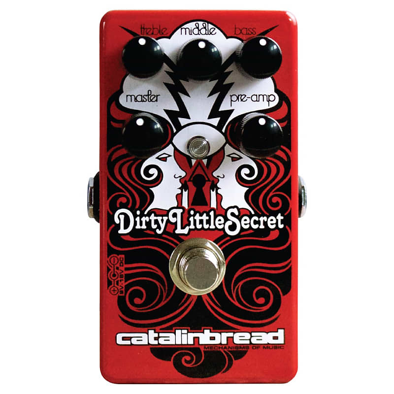 Catalinbread Dirty Little Secret Red Hot Rod Marshall Overdrive Effects Pedal image 1