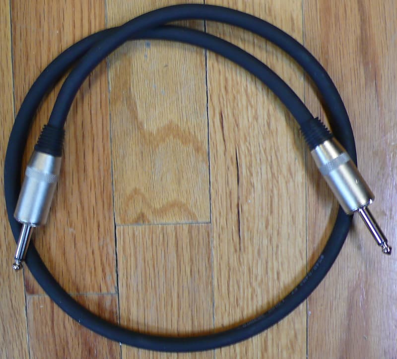 Alchemy Audio Whisper Speaker Cable Black 3 Foot 1/4" Reverb